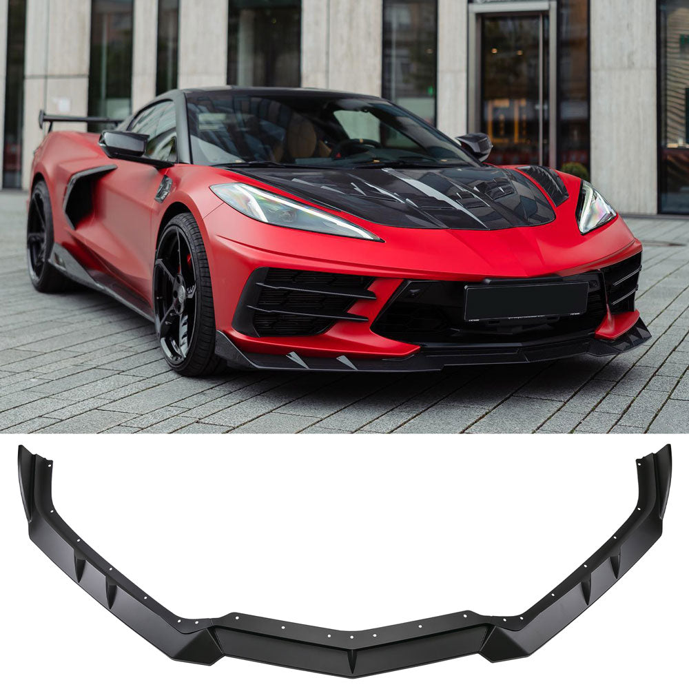 For 2020-2026 Chevrolet Corvette C8 Front Bumper Lip Splitter