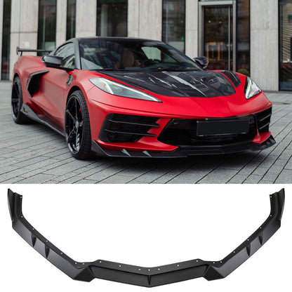 For 2020-2026 Chevrolet Corvette C8 Front Bumper Lip Splitter