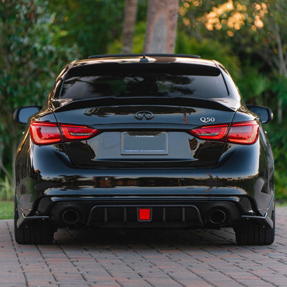 For 2018-2024 Infiniti Q50 Rear Bumper Lip