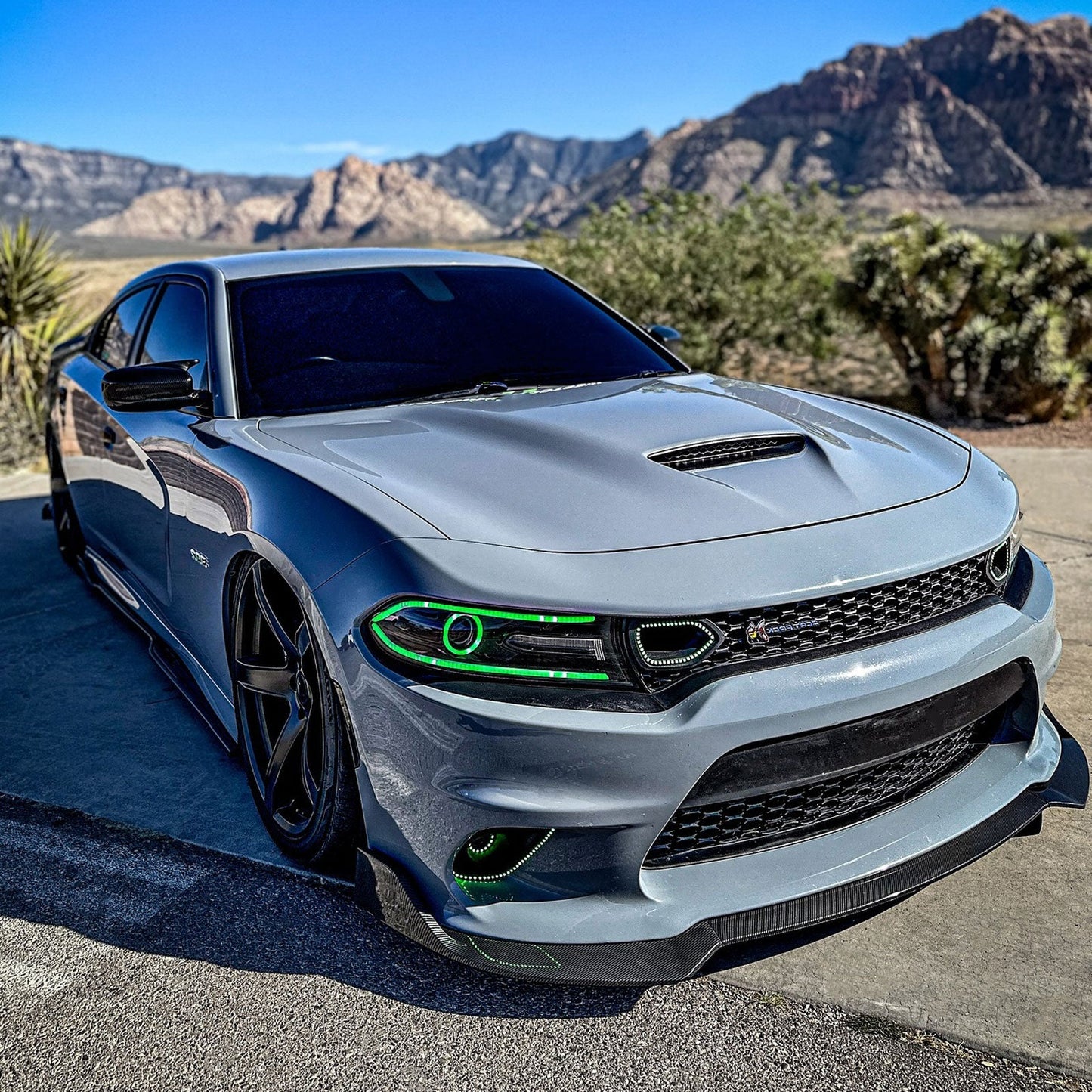 For 2015-2023 Dodge Charger SRT 3PCS Front Bumper Lip Splitter