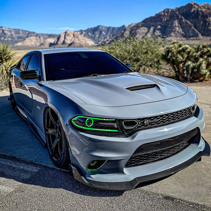 For 2015-2023 Dodge Charger SRT 3PCS Front Bumper Lip Splitter