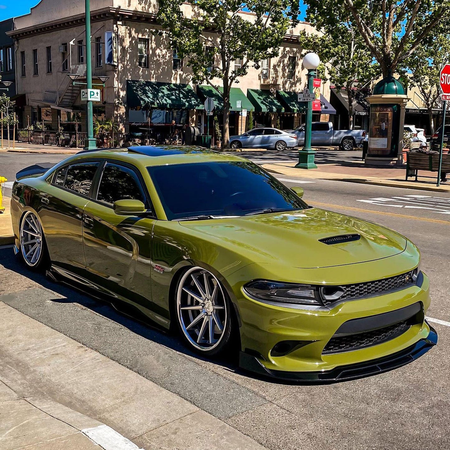 For Dodge Charger SRT 2015-2023 4PCS Front Bumper Lip Splitter