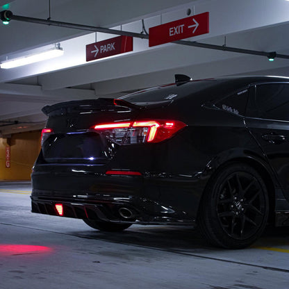 For 2022-2026 Honda Civic Sedan LED Rear Diffuser