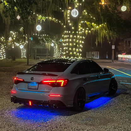 For 2022-2026 Honda Civic Sedan LED Rear Diffuser