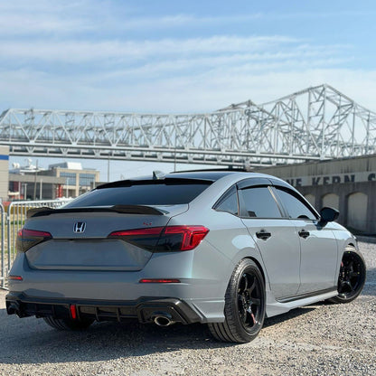For 2022-2025 Honda Civic Sedan High Kick Trunk Spoiler Wing