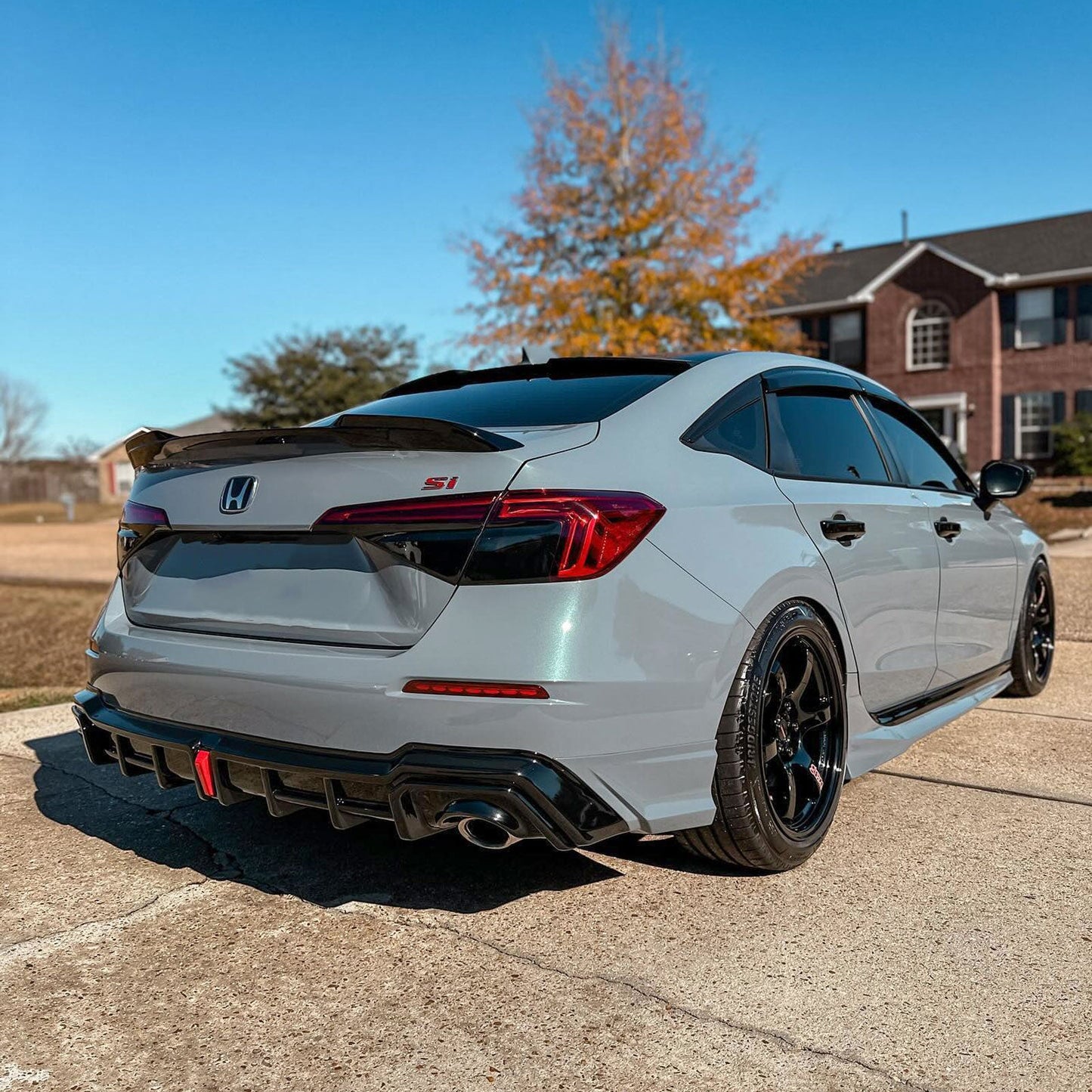 For 2022-2025 Honda Civic Sedan High Kick Trunk Spoiler Wing