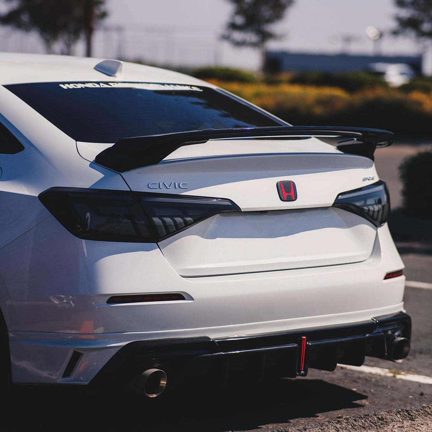 For 2022-2026 Civic 4Dr Sedan HPD Style Rear Trunk Spoiler Wing