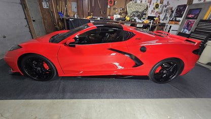 For 2020-2026 Corvette C8 Side Skirts