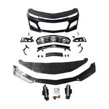For 2010-2015 Chevy Camaro 5th To 6th Gen ZL1 Front Bumper Cover Set