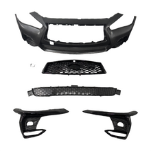 For 2018-2024 Infiniti Q50 Front Complete Bumper Cover Set