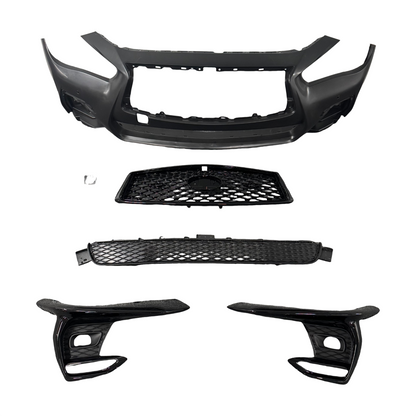 For 2018-2024 Infiniti Q50 Front Complete Bumper Cover Set