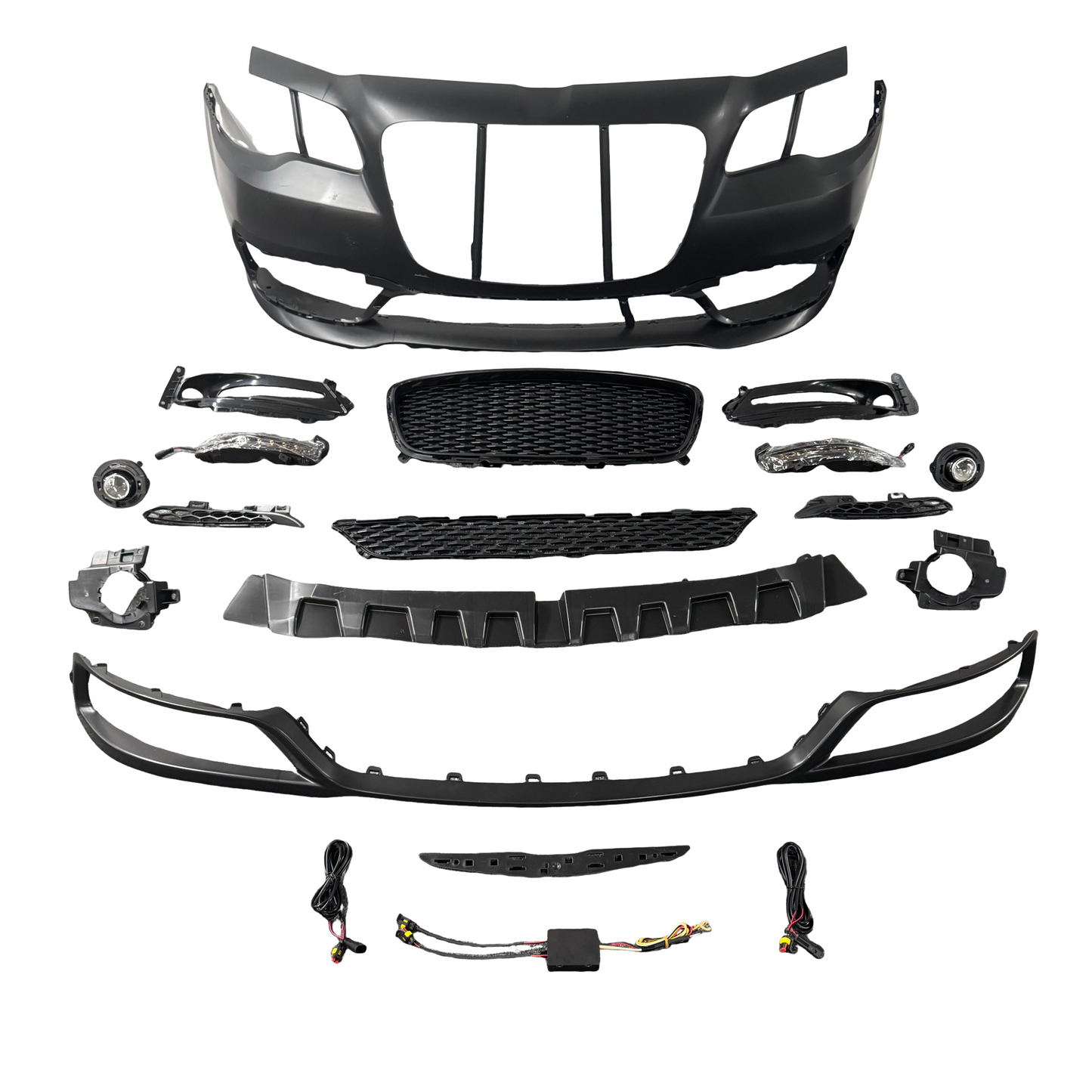 For 2015-2023 Chrysler 300C 300 C SRT 8 Front Bumber Cover Set