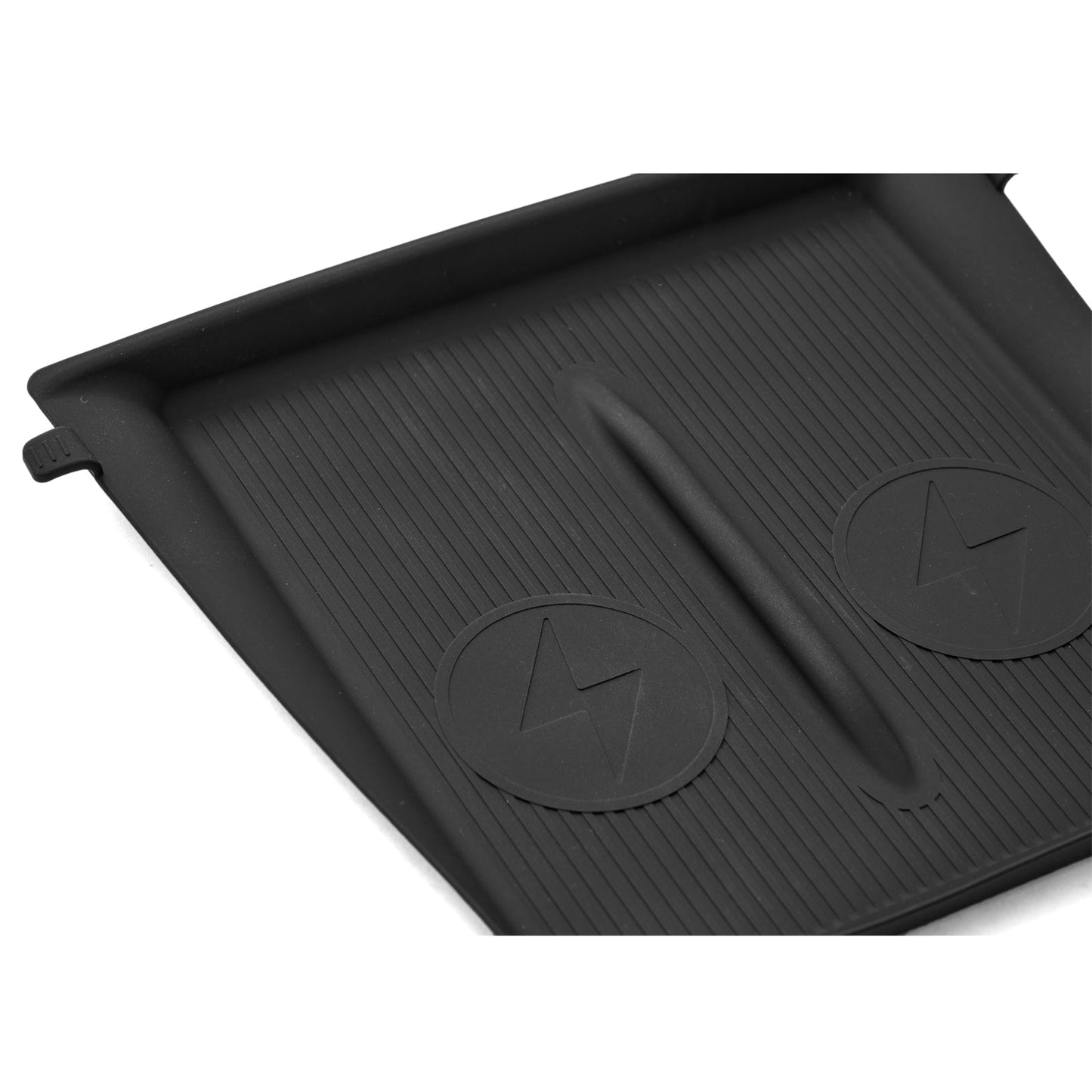 For 2025+ Tesla Model Y Center Console Wireless Charging Silicone Mat