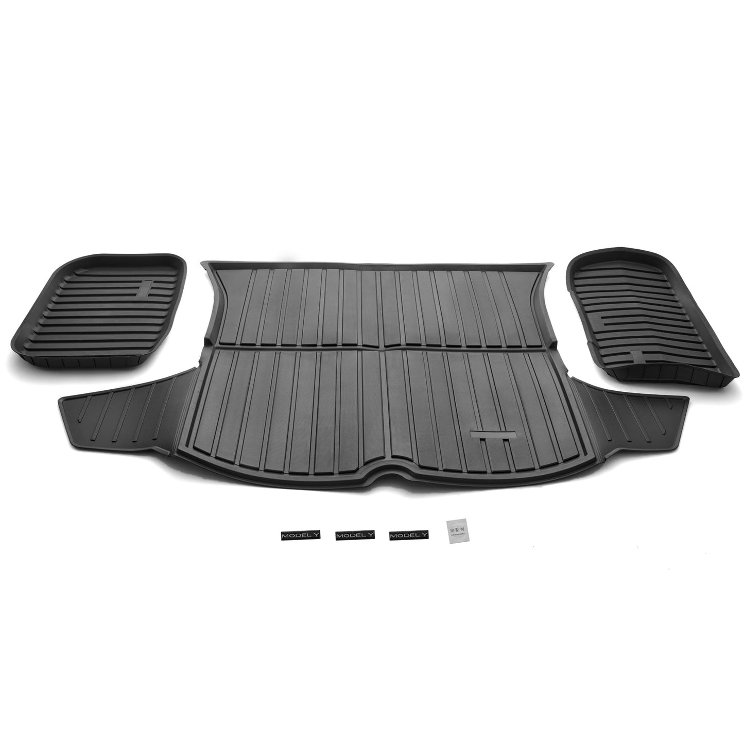 For 2025-2026 New Model Y Front and Rear Trunk Mat Set - 3 Pieces