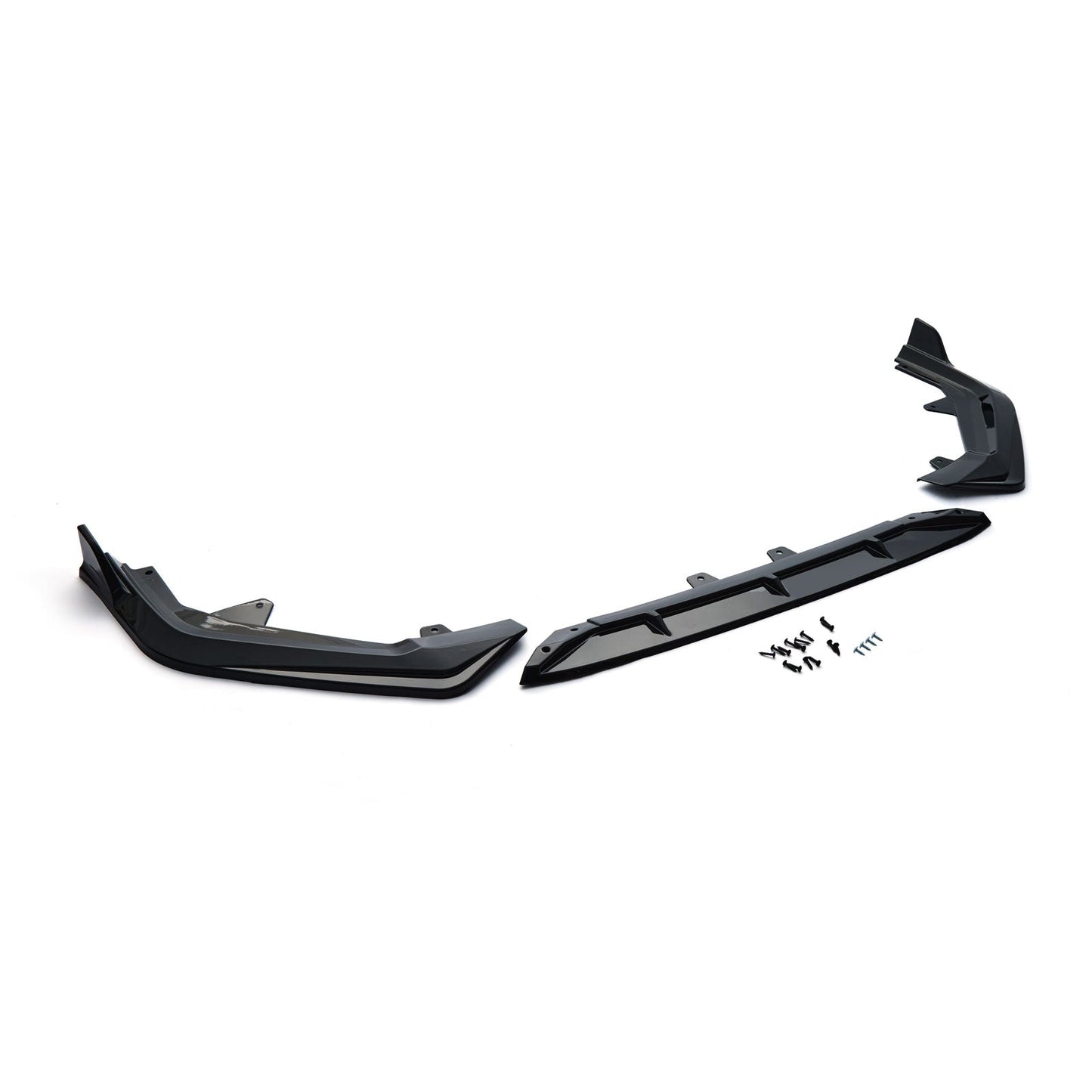 For 2022-2024 Honda Civic LX EX Si JDM 3pc Style Front Bumper Lip Splitter