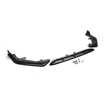 For 2022-2024 Honda Civic LX EX Si JDM 3pc Style Front Bumper Lip Splitter