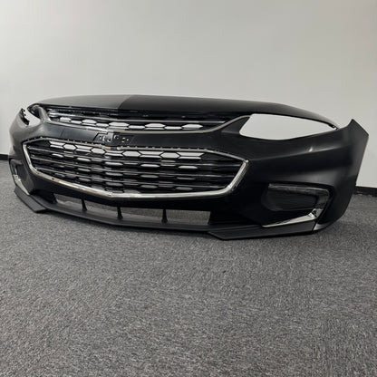 For 2016-2018 Chevy Malibu Cover With Valance Grille Fog Light Trim Front Bumper set