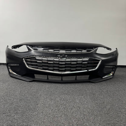 For 2016-2018 Chevy Malibu Cover With Valance Grille Fog Light Trim Front Bumper set