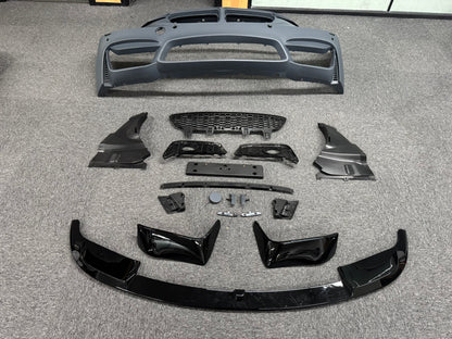 For 2012-2019  BMW 3 Series F30 Front Bumper Cover Grille Conversion Kit