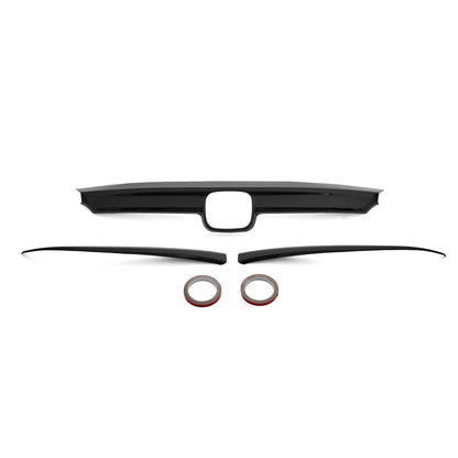 For 2021-2022 Honda Accord Front Grille Garnish Trim & Eyelid Cover