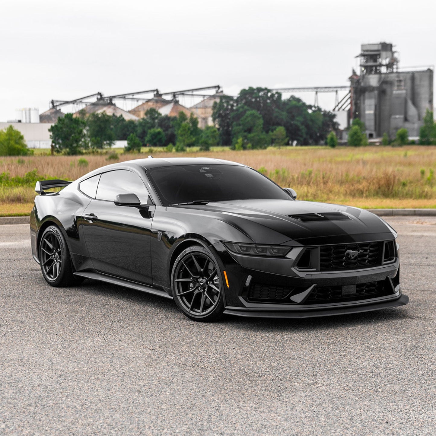 For 24-26 Ford Mustang Front Bumper Lip Splitter 3PCS