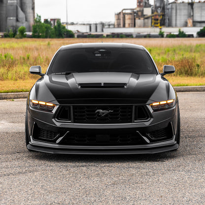 For 24-26 Ford Mustang Front Bumper Lip Splitter 3PCS