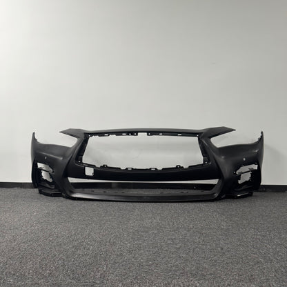 For 2018-2024 Infiniti Q50 Front Complete Bumper Cover Set