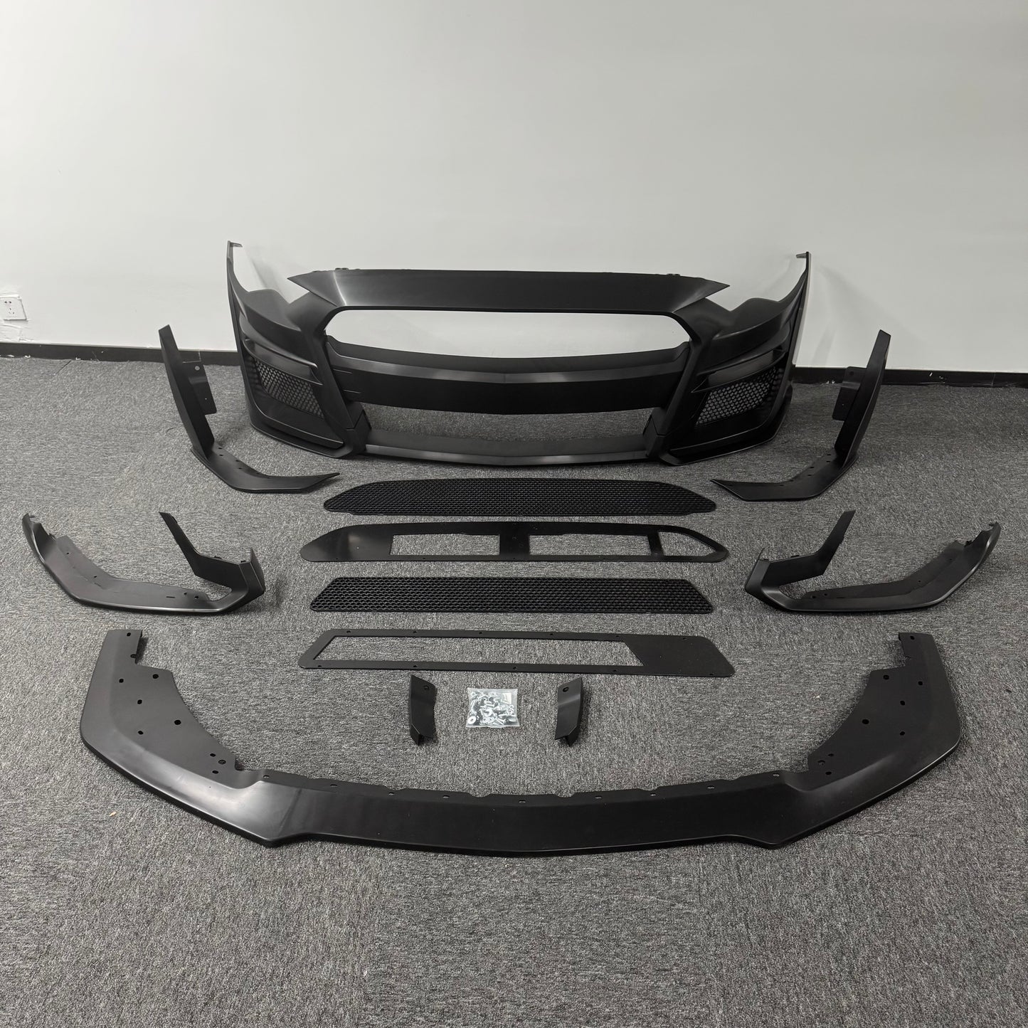 For 2018-2023 Ford Mustang GT500 Style Front Bumper Cover Set