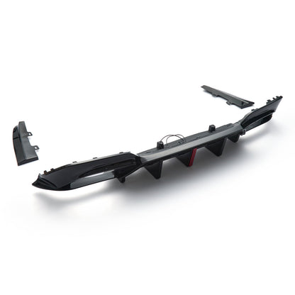 For 2019-2022 BMW 3 Series 330i M340i G20 M Sport Rear Diffuser LED
