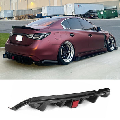 For 2014-2017 Infiniti Q50 Rear Diffuser