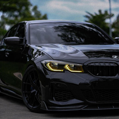 For 2019-2022 BMW 3 Series M Sport G20 G28 Front Bumper 3pc Lip