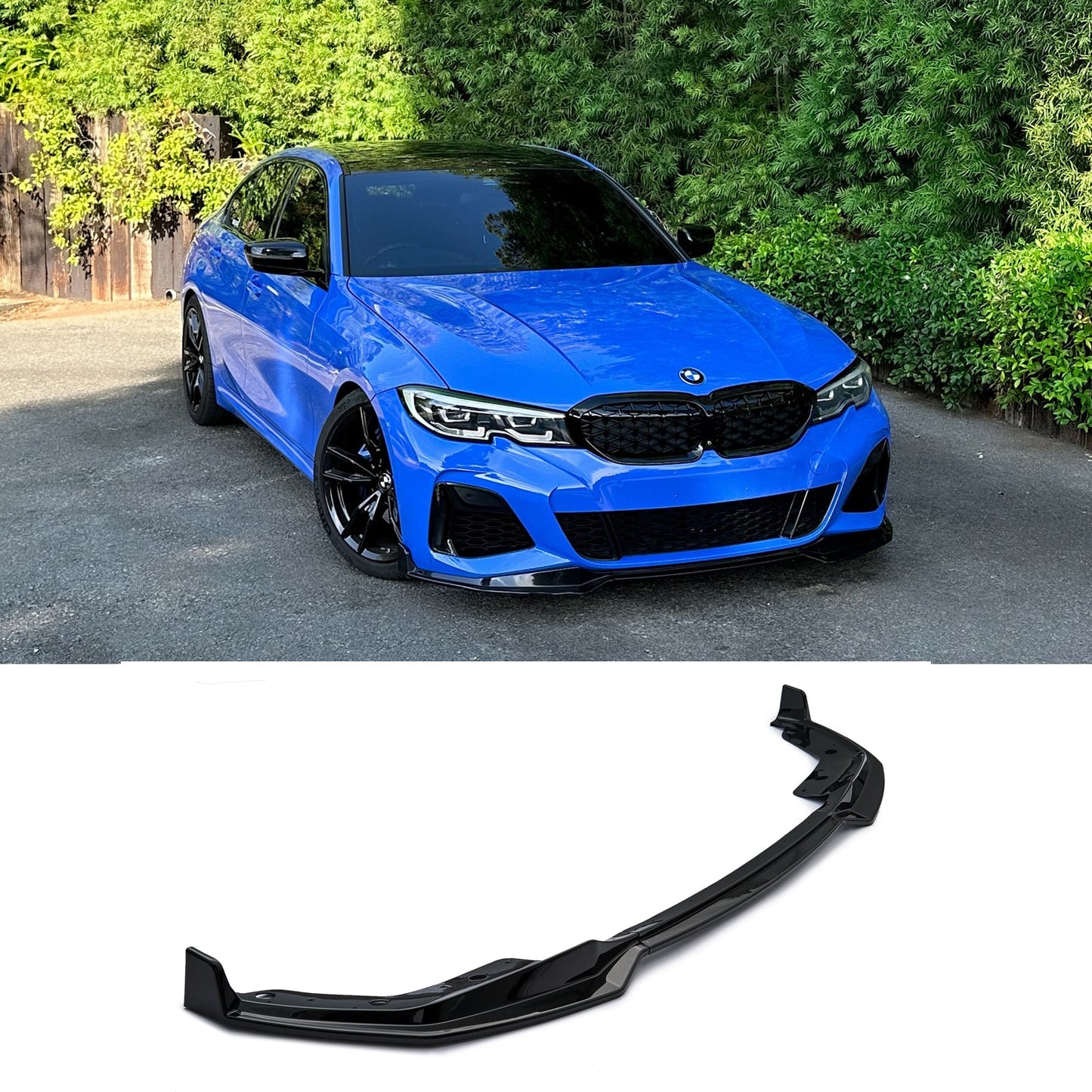 For 2019-2022 BMW 3-Series G20 G28 M Sport Front Bumper Lip