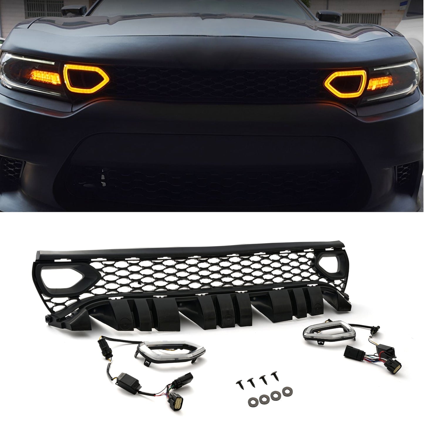 For 2015-2023 Dodge Charger SRT GT LED Lights for SRT Grilles
