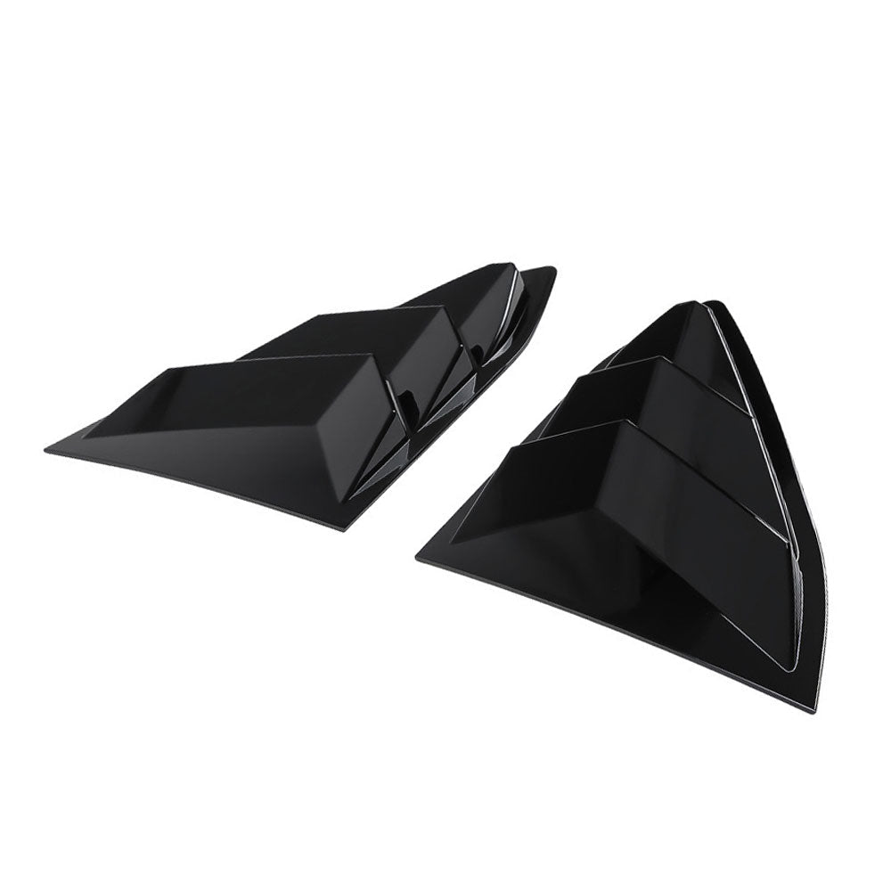 For 2020-2026 Corvette C8 Rear Side Window Louvers Air Shutter Trim