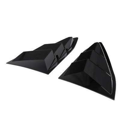 For 2020-2026 Corvette C8 Rear Side Window Louvers Air Shutter Trim