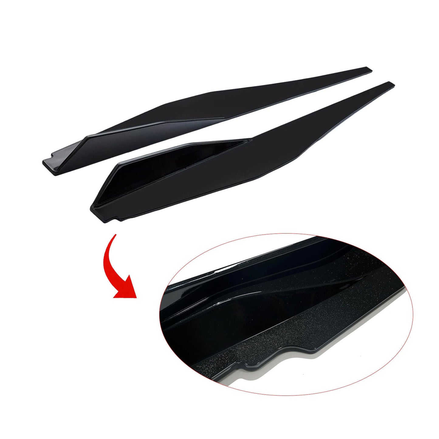 For 2020-2026 Corvette C8 Side Skirts