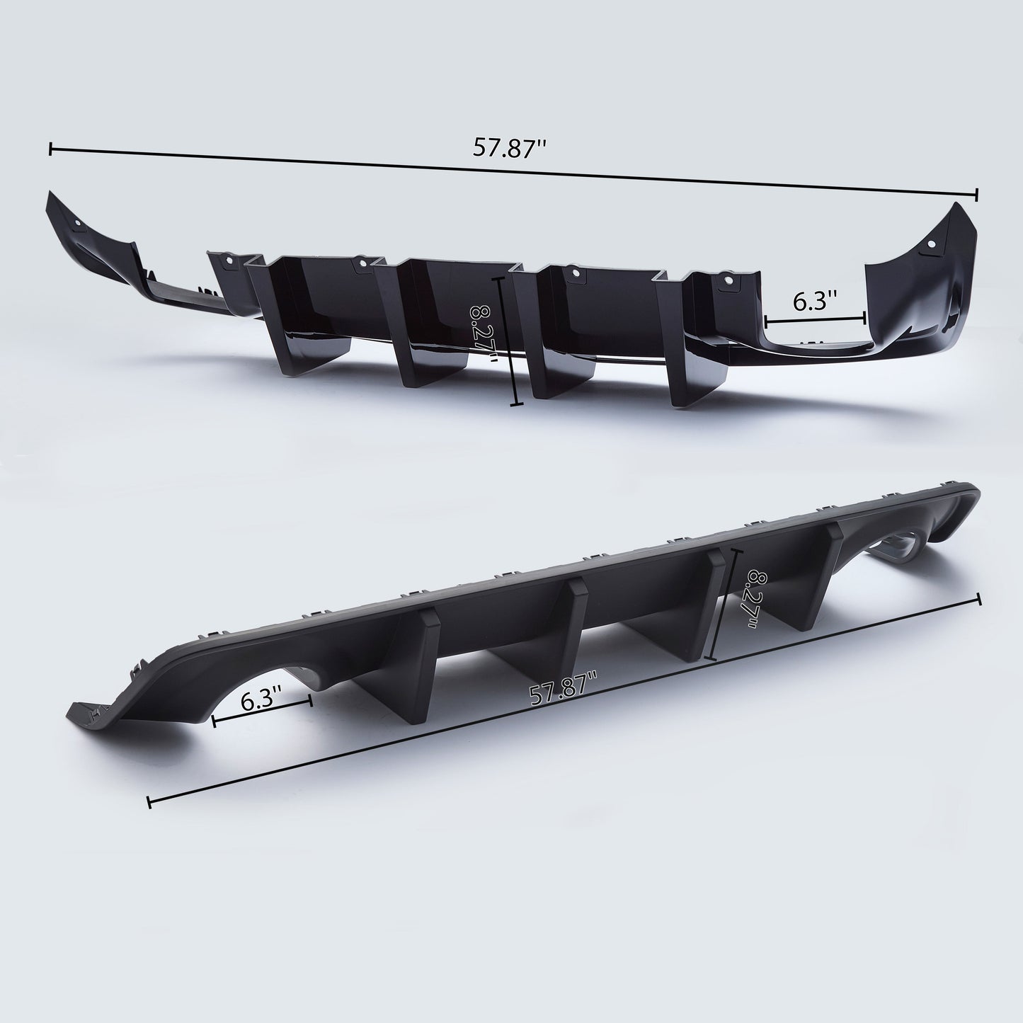 For 2020-2023 Dodge Charger Widebody Rear Diffuser