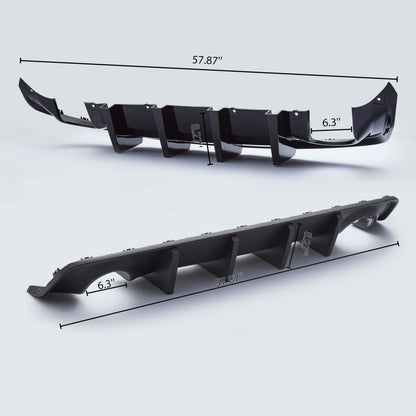 For 2020-2023 Dodge Charger Widebody Rear Diffuser
