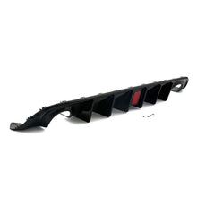 For 2015-2023 Dodge Charger SRT R/T Scat Pack Quad Tip Rear Diffuser Red LED Light