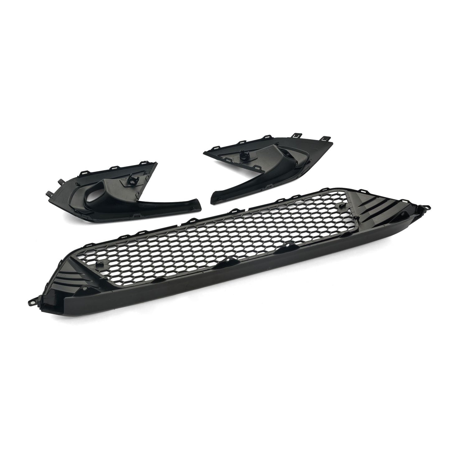 For 22-24 Civic Type-R Style Front Lower Grill + Fog Light Bezel Cover