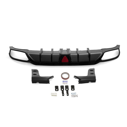 For 2022-26 HONDA CIVIC FL1 5DR Hatchback JDM LED Rear Diffuser Kit