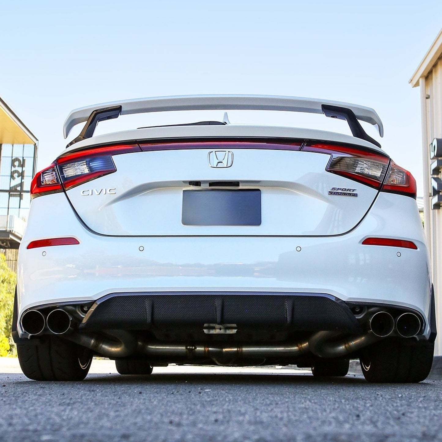For 2022-26 CIVIC 5DR Hatchback FL1 FL2 HPD Style Rear Spoiler Wing