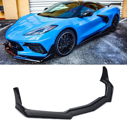 For Chevrolet Corvette C8 Z51 2020-2026 Front Bumper Lip Splitter
