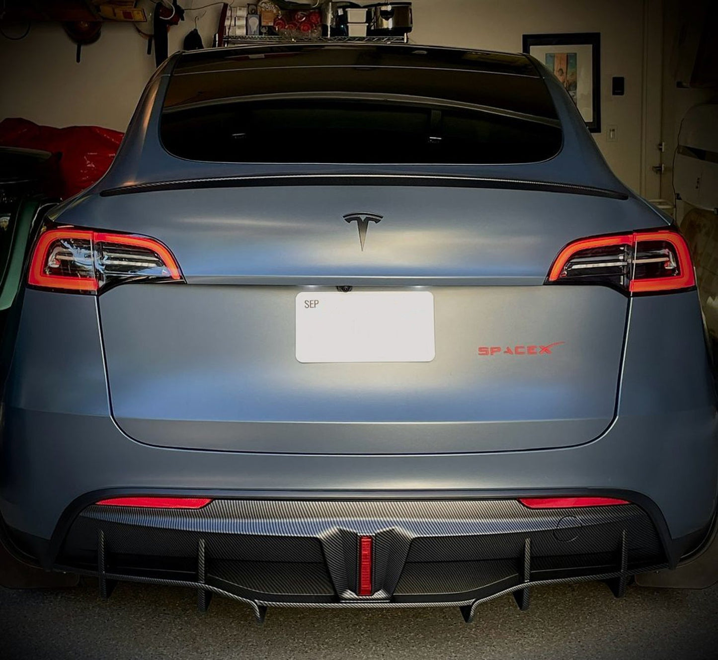 Rear Diffuser For Tesla Model Y 2020-2024