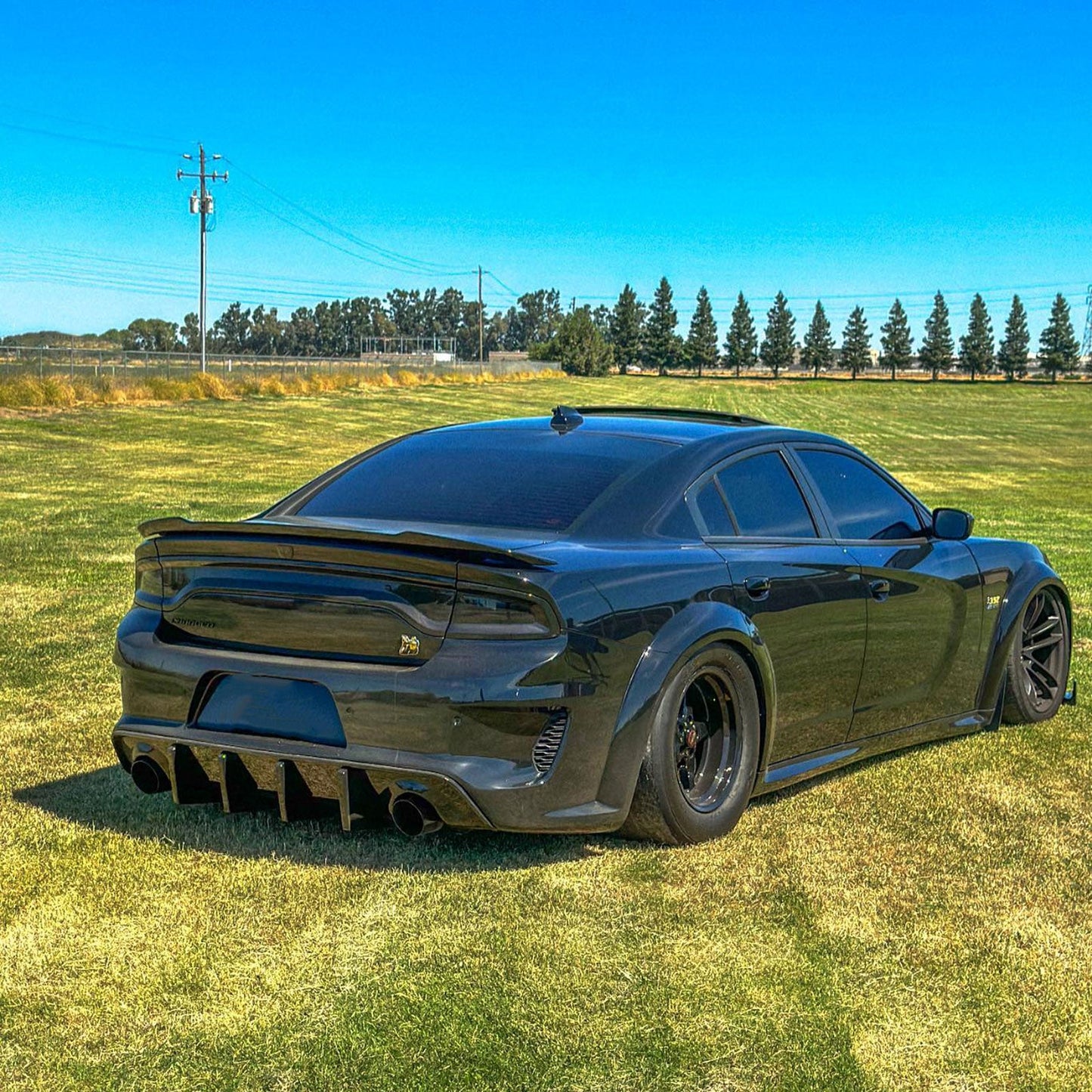 For 2020-2023 Dodge Charger Widebody Rear Diffuser