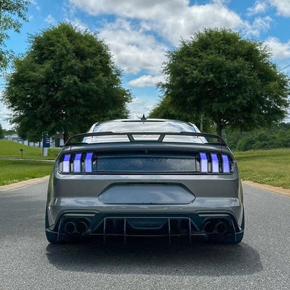For 2018-2023 Ford Mustang Rear Bumper Diffuser Kit