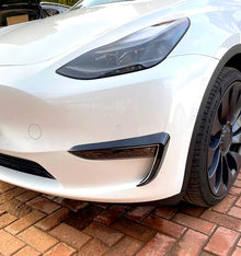 For 2020-2024 Tesla Model Y Front Fog Light Lamp Eyebrow Cover Trim