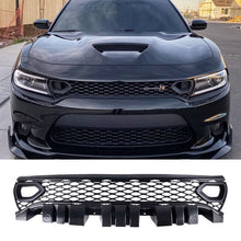 For 2015-2023 Dodge Charger RT Scat Pack SRT Style Front Mesh Grille W/ Air Duct