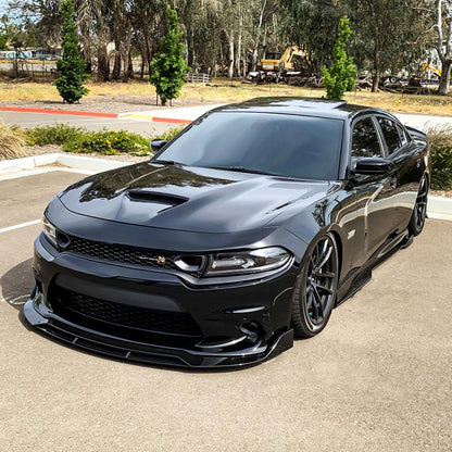 For 2015-2023 Dodge Charger RT Scat Pack SRT Style Front Mesh Grille W/ Air Duct