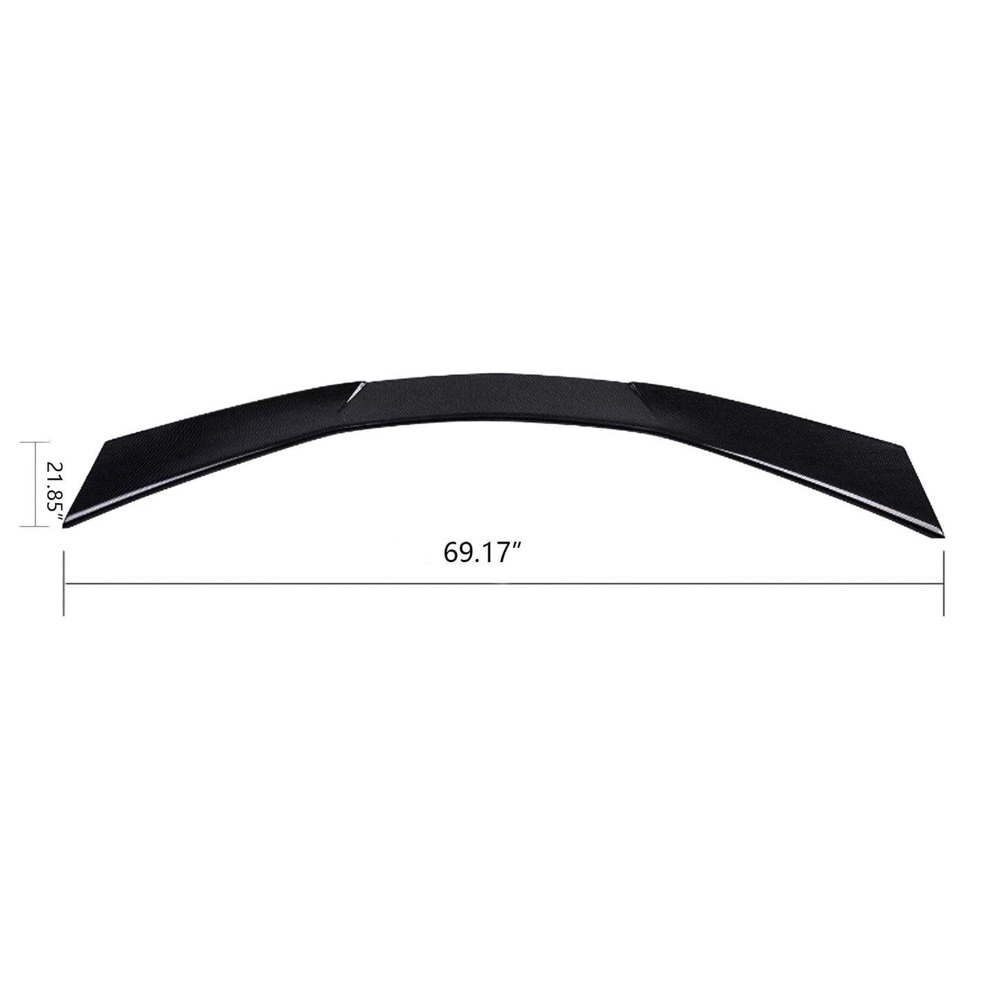 For 2020-2026 Chevrolet Corvette C8 Rear High Wing Spoiler